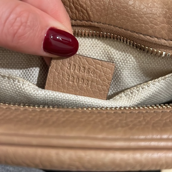 Gucci Soho Disco Crossbody Bag Beige Leather w/bonus twilly - Picture 16 of 16